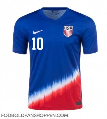 Forenede Stater Christian Pulisic #10 Udebanetrøje Copa America 2024 Kortærmet